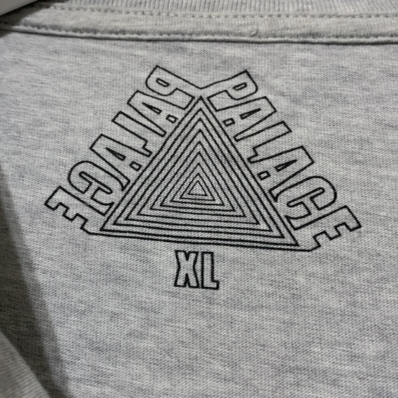🔥 Palace Griddle Logo L/S Grey Shirt - Picture 7 of 8